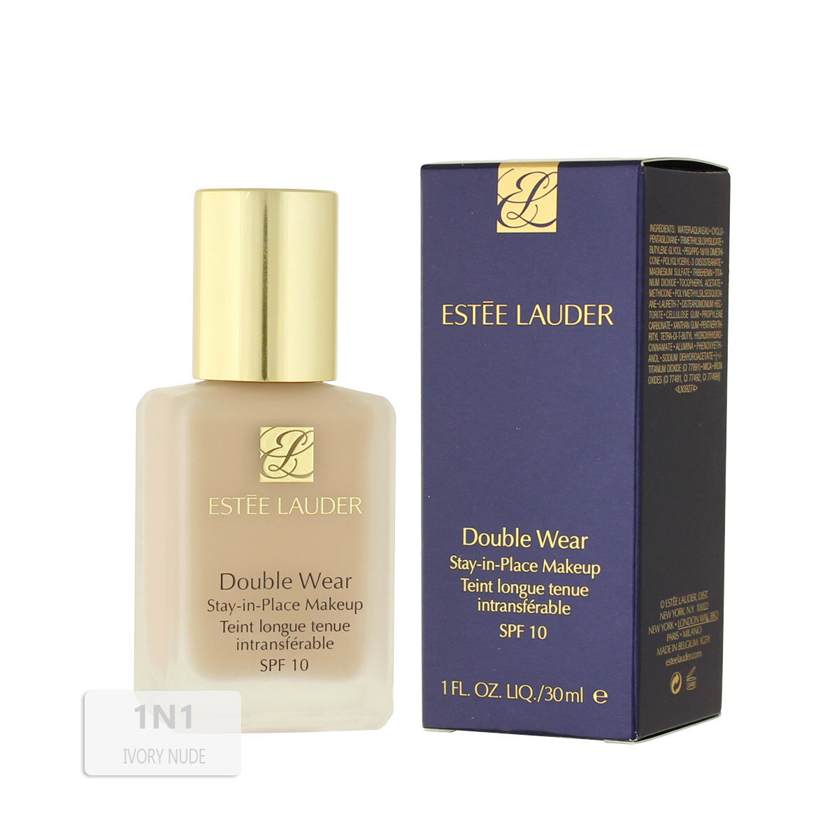 E.Lauder Double Wear Stay In Place Makeup SPF10 - Ivory Nude    30 ml