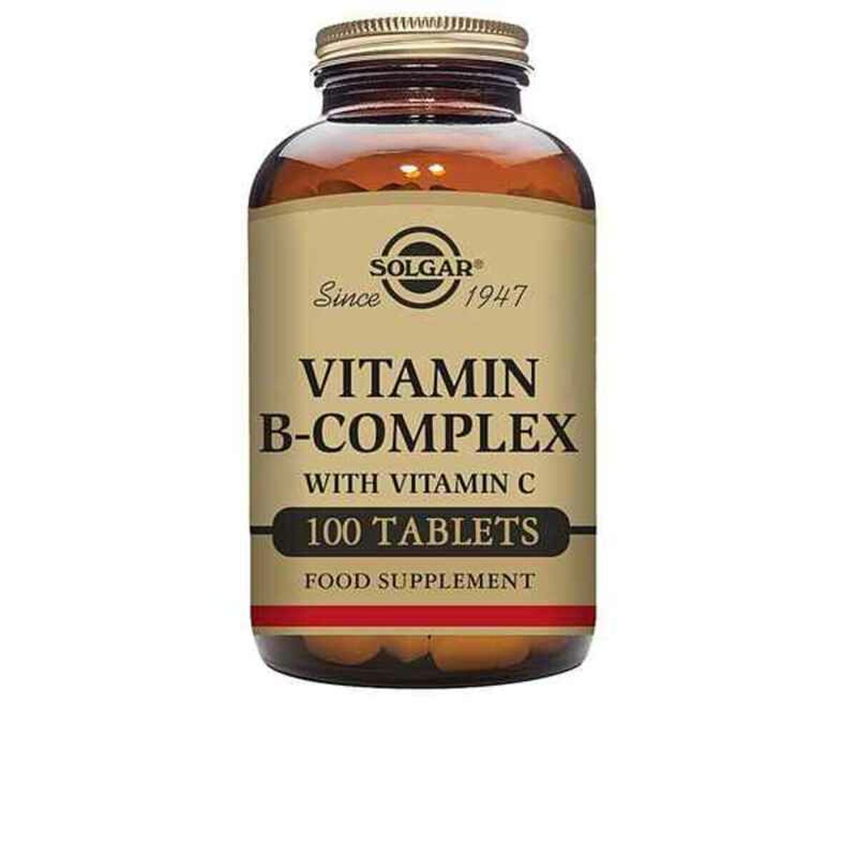 SOLGAR B-COMPLEX con VITAMINA C 100 comprimidos