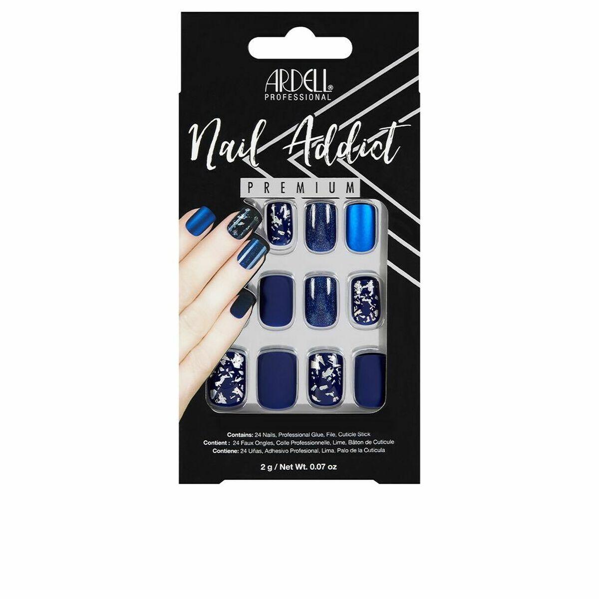 ARDELL NAIL ADDICT matte blue 1 u