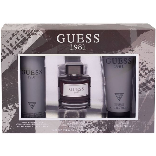 Guess 1981 M Set - EdT 100 ml + deo spray 226 ml + sh/gel 200 ml
