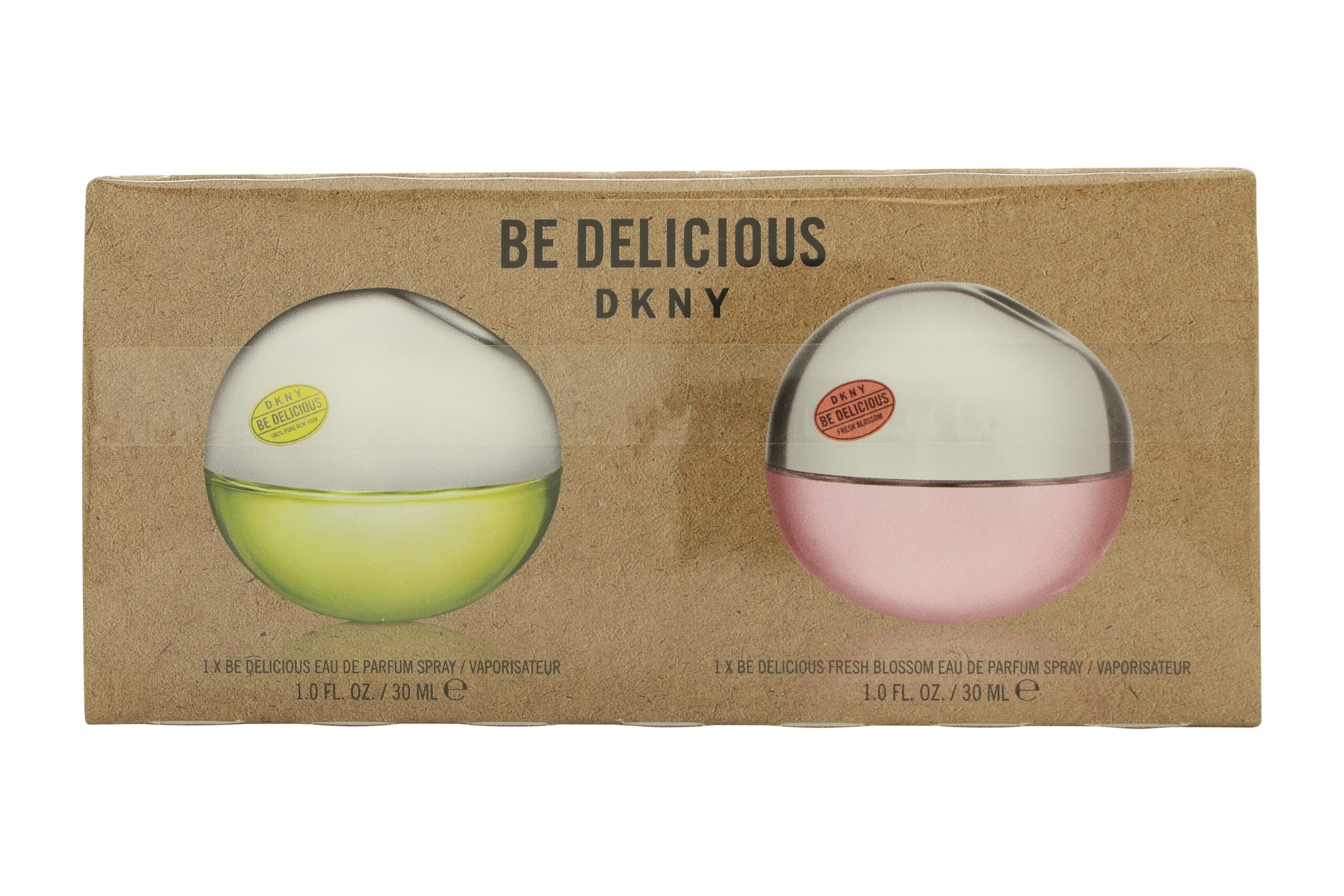 DKNY Be Delicious Fresh Blossom Duoset2x30ml - Be Delicious & Be Delicious Fresh Blossom Edp Spray   set x 60 ml