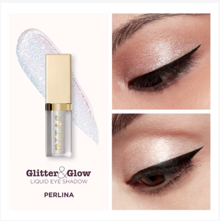 Stila Glitter & Glow Liquid Eye Shadow Duo Chrome - #Perlina   4,5 ml