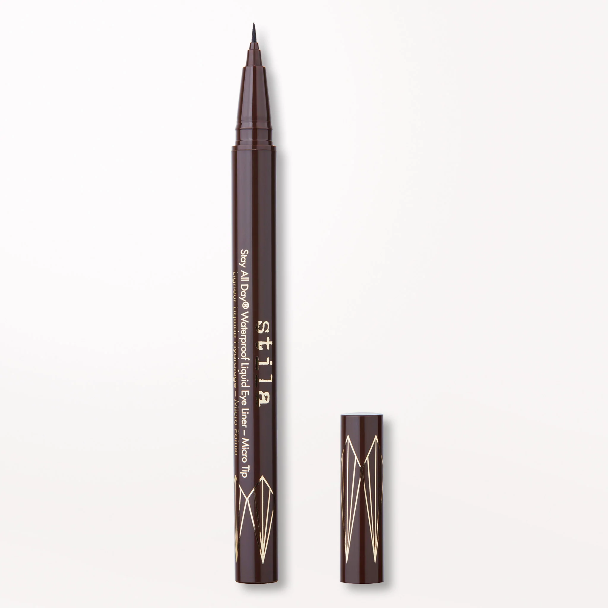 Stila Stay All Day Micro Tip Waterproof Liquid Eye Liner - #Dark Brown   0,5 ml