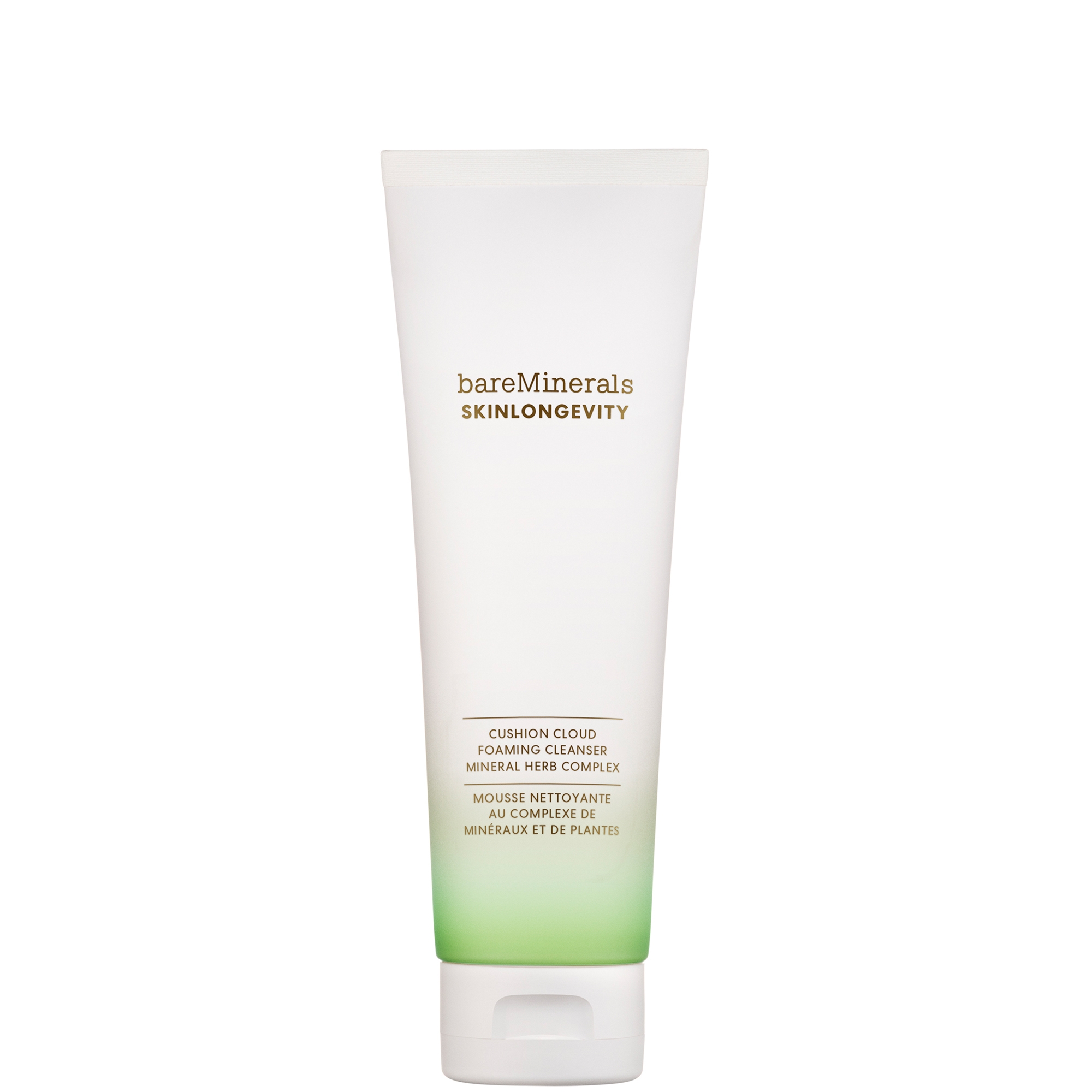 BARE MINERALS SKINLONGEVITY CUSHION CLOUD foaming cleanser 120 ml