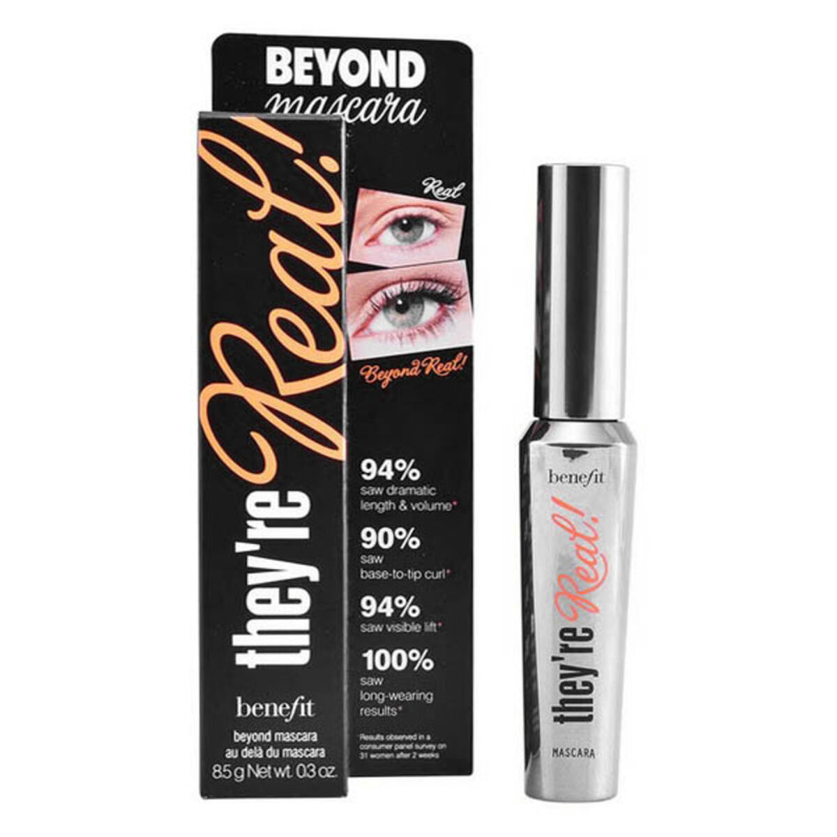 Benefit They're Real! Beyond Mascara - #Jet Black   8,5 gr