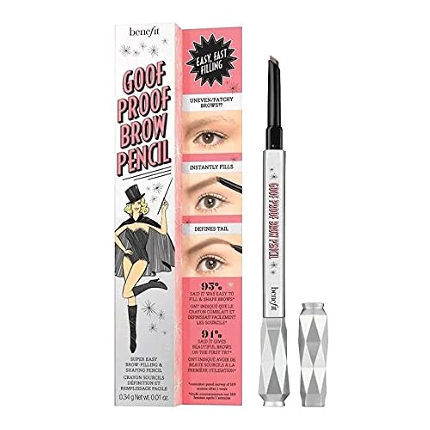 Benefit San Francisco Goof Proof Σετ Περιποίησης Φρυδιών 3 Warm Light Brown set 0,68gr
