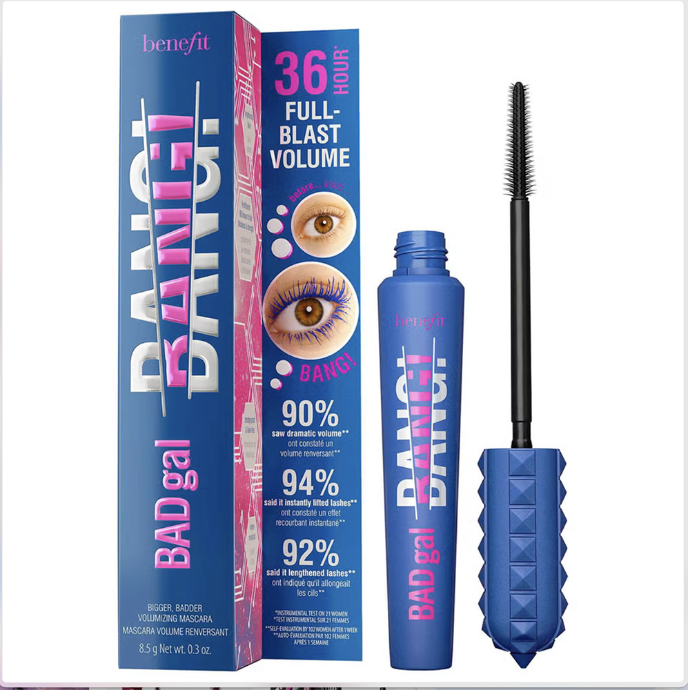 Benefit Badgal Bang! Waterproof Volumizing Mascara Power Blue   8.5 g
