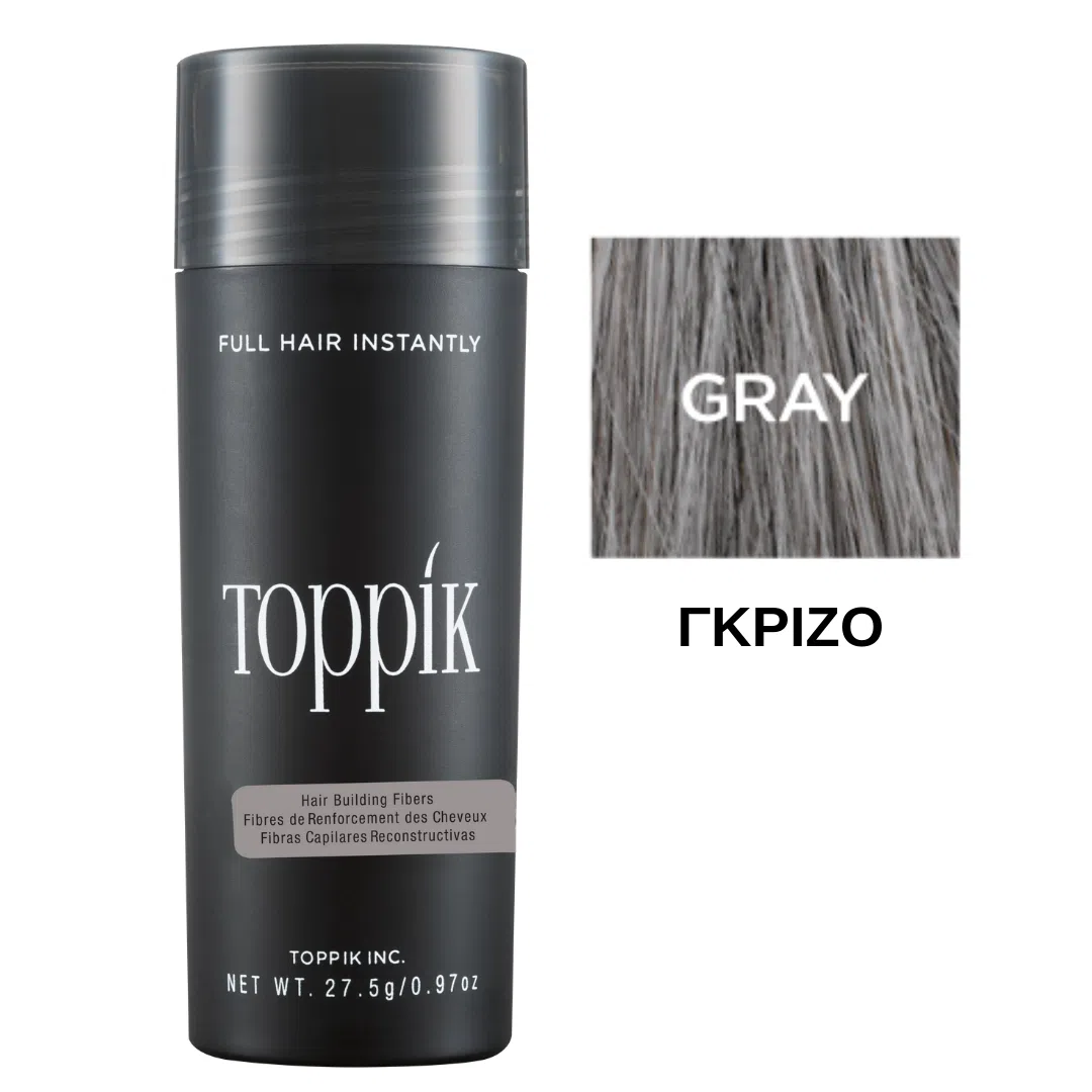 0667820012066.webp Toppik Hair Building Fibers - Grey 27,5 gr - Image 1