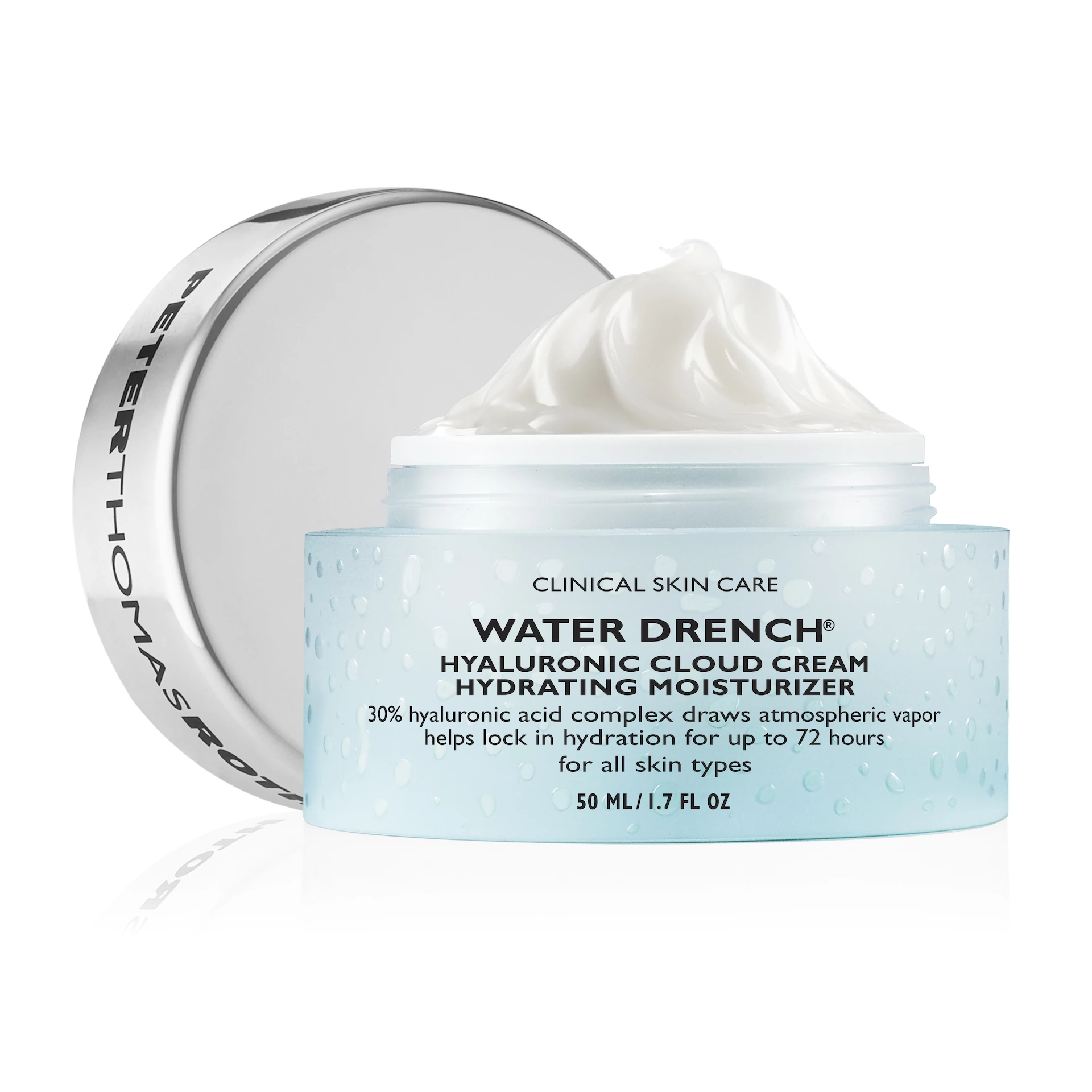 P.T. Roth Water Drench Hyaluronic Cloud Cream Hydrating Moisturizer   50 ml