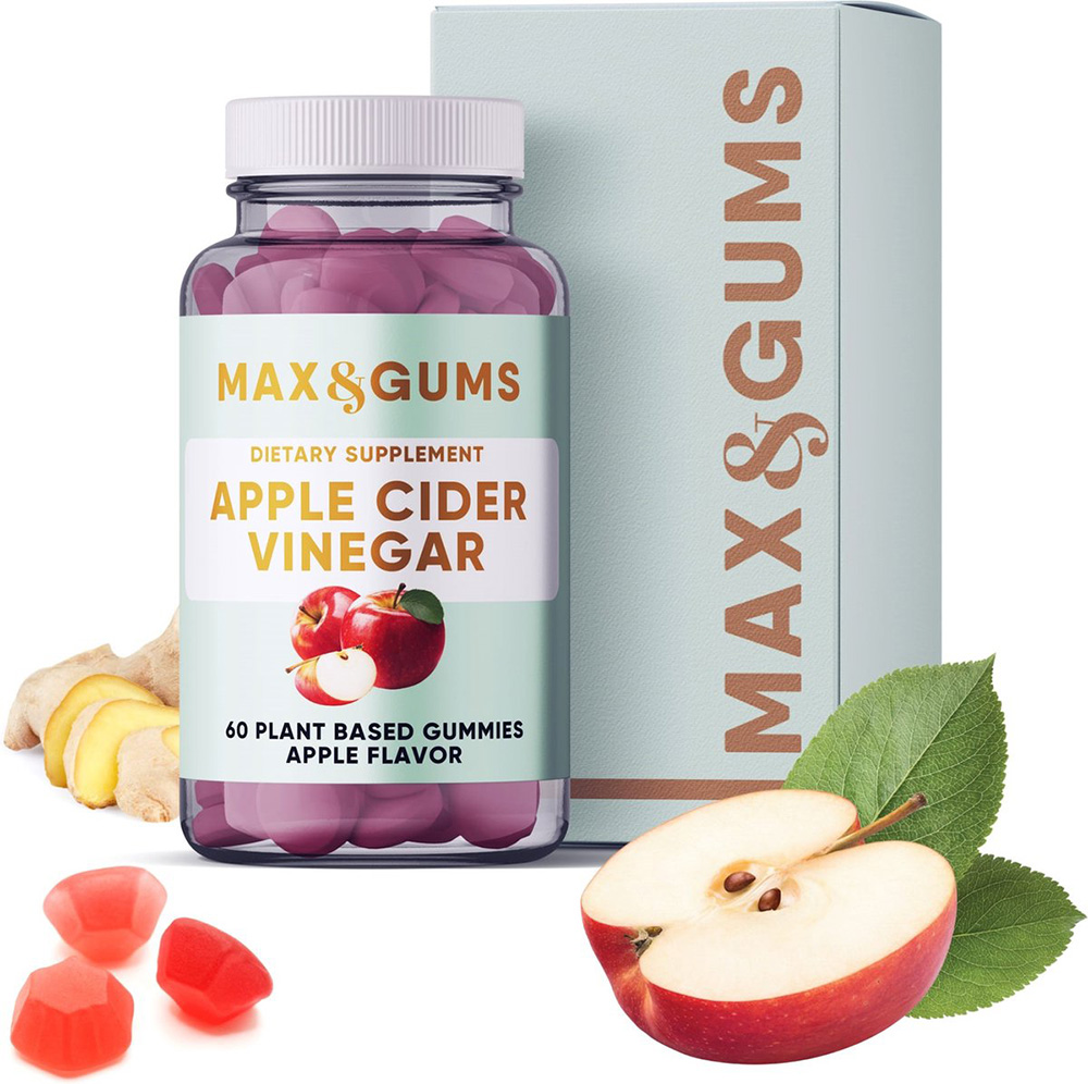 Max & Gums Apple Cider Vinegar PLUS Gummies   60 piece