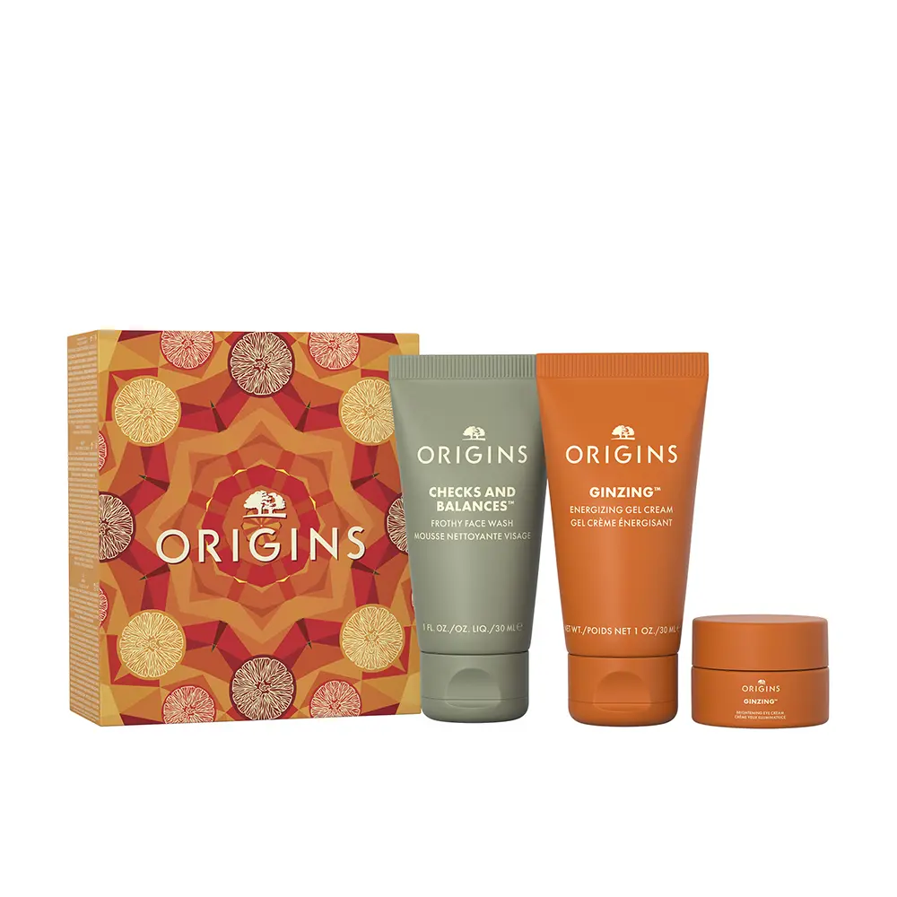 ORIGINS GINZING ENERGIZING GEL CREAM WITH CAFFEINE + NICAINAMIDE CASE 3 pcs