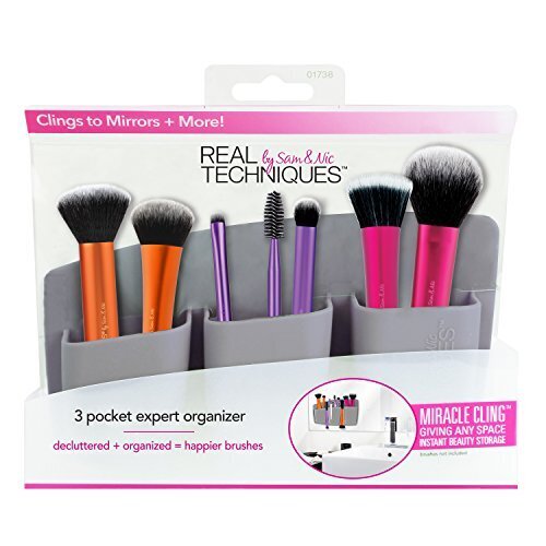 Real Techniques - 3 pocket expert organizer - Grey