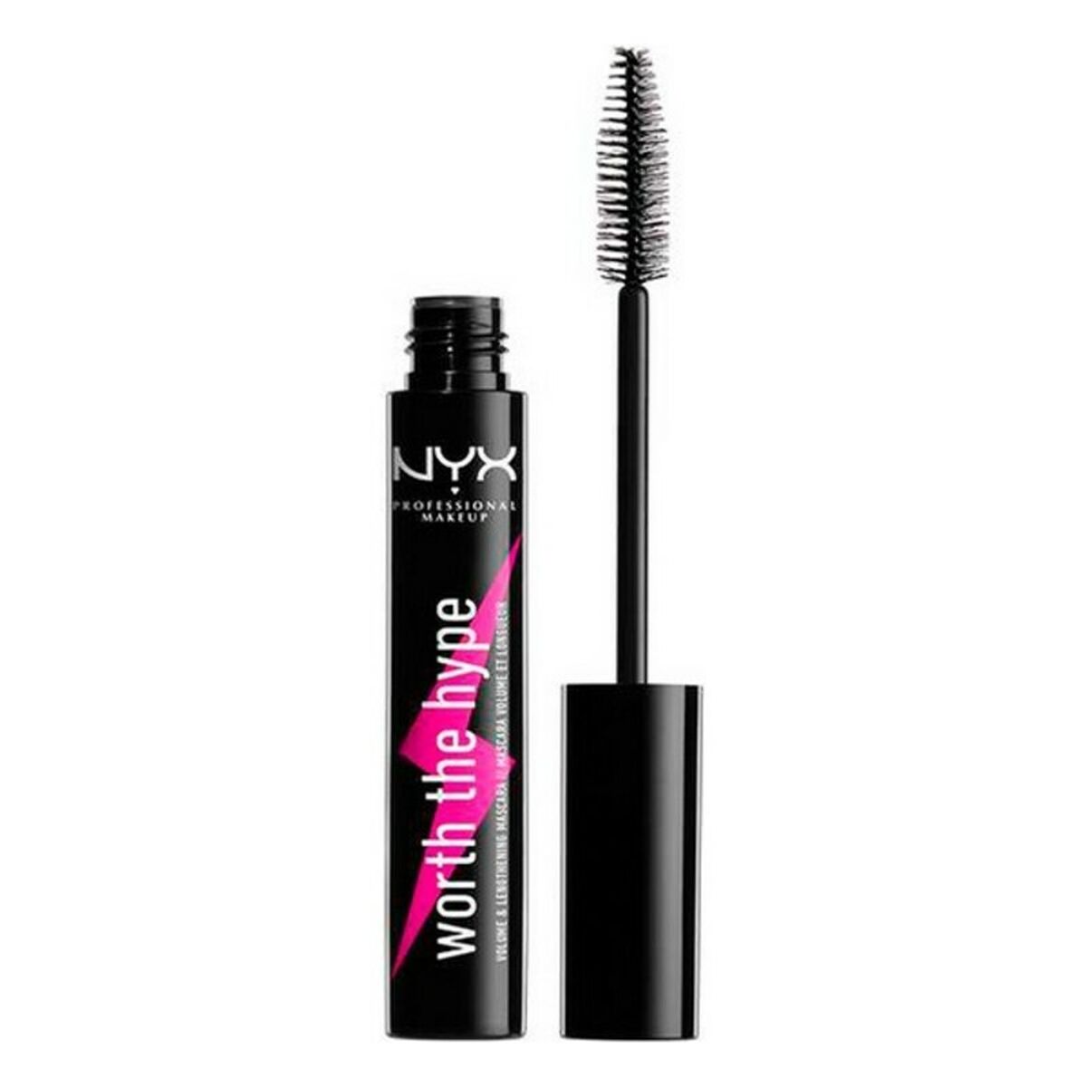NYX PROFESSIONAL MAKE UP WORTH THE HYPE volume&lengthening mascara #black