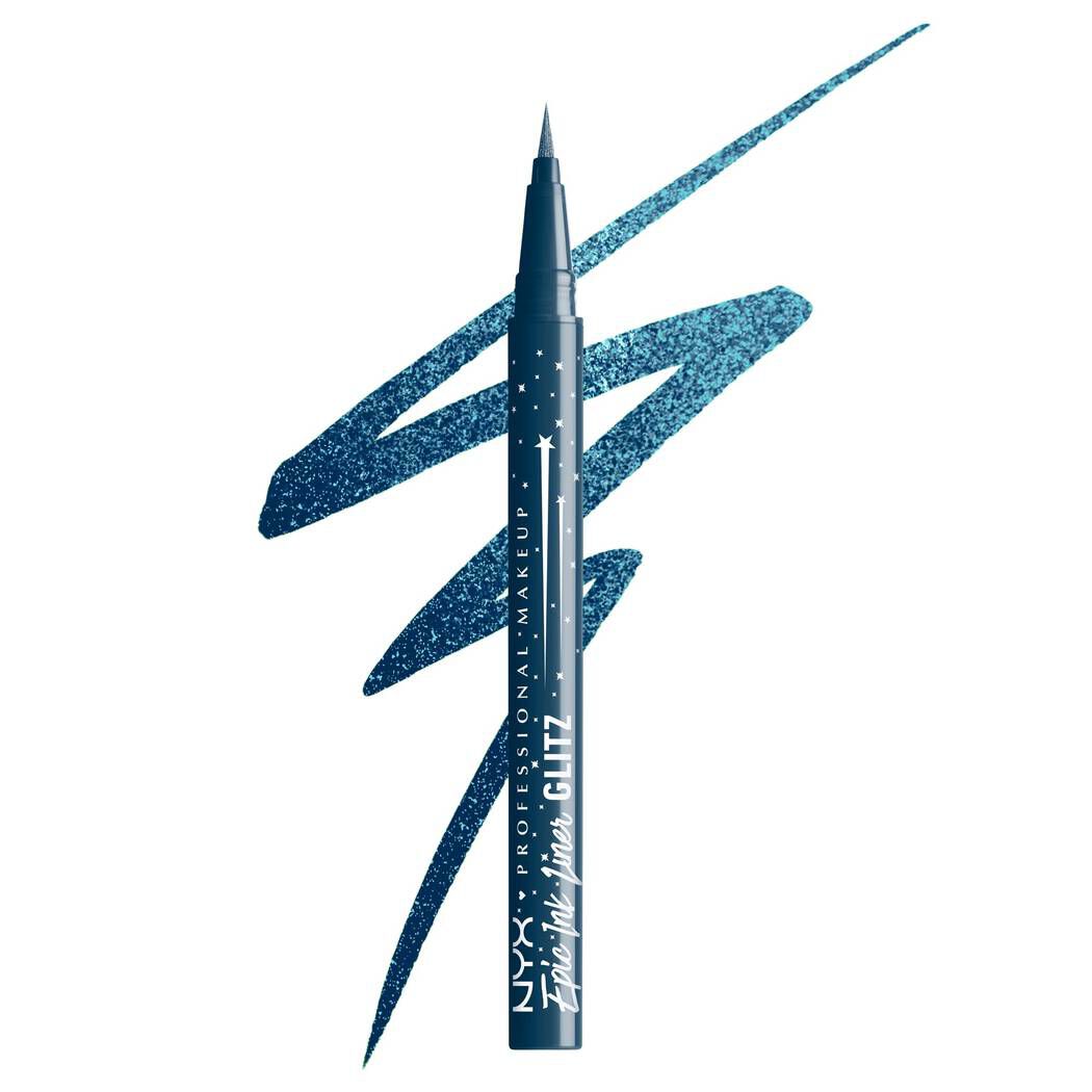 NYX PROFESSIONAL MAKE UP EPIC INK LINER GLITZ waterproof eyeliner #01-Tapered Twinkle 1 ml