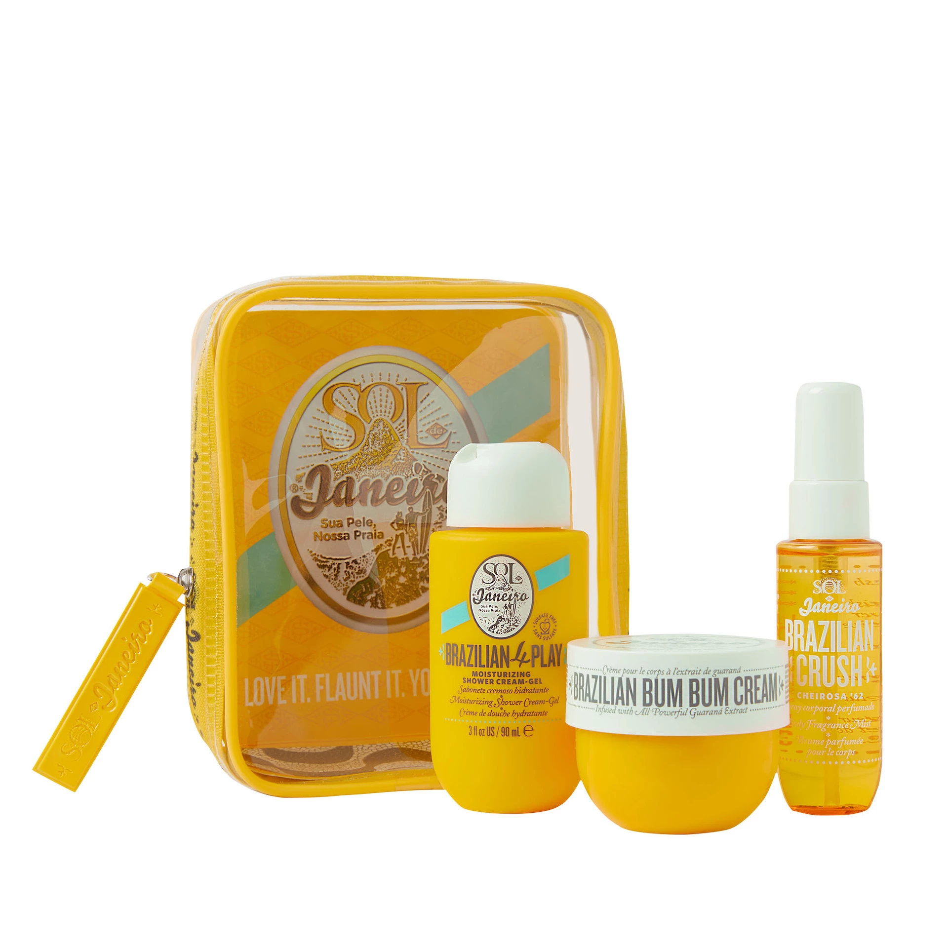 Sol De Janeiro Bum Bum Body Care SetBody Cream 50ml/Shower Gel 90ml/Hair & Body Perfume 30ml  - 1 set x 170 ml