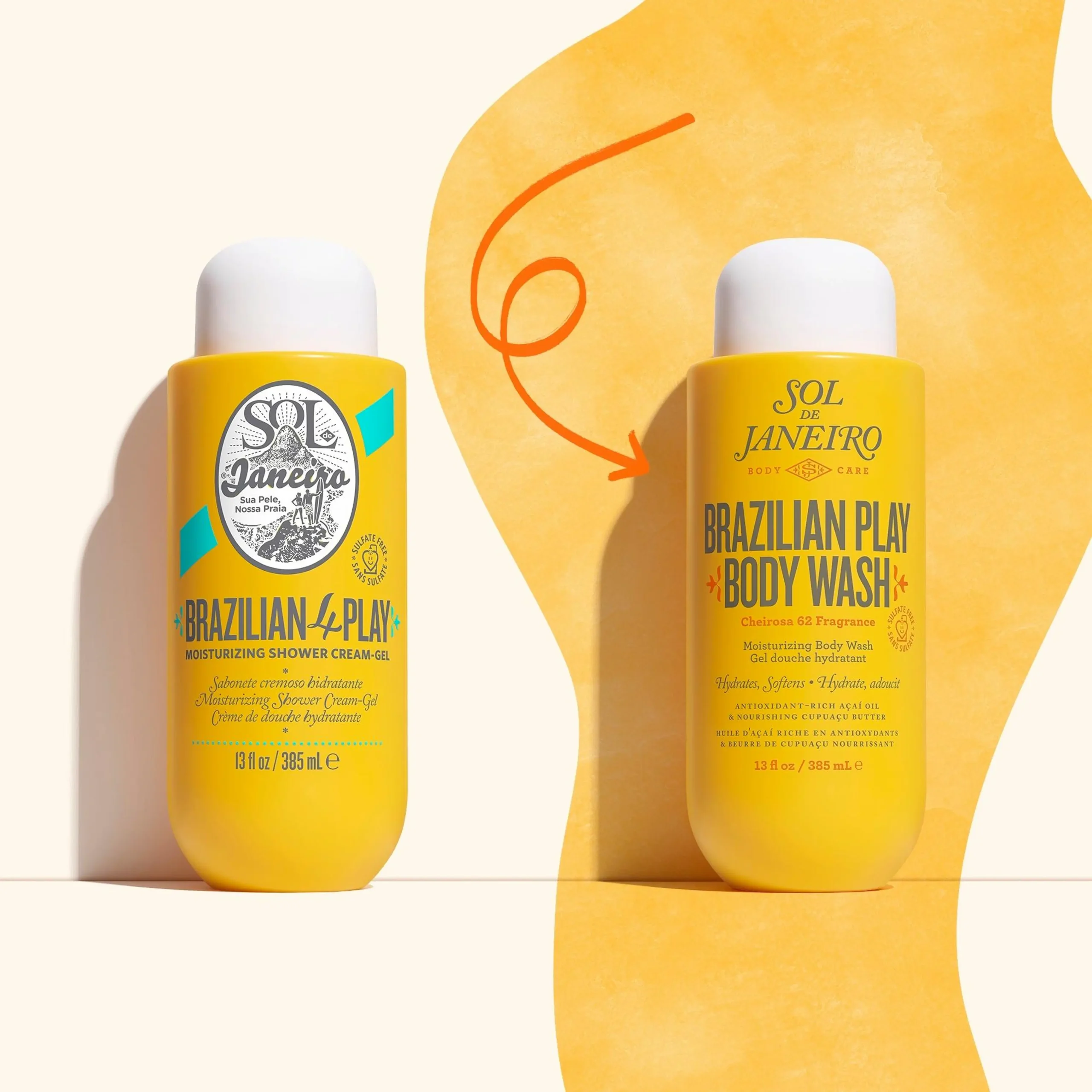 Sol De Janeiro Brazilian 4 Play Moisturizing Shower Cream    385 ml