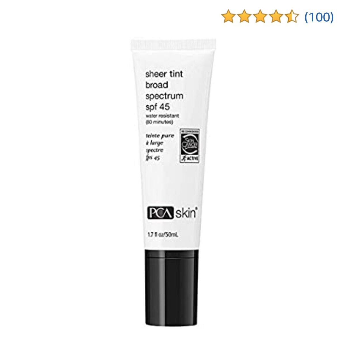PCA Skin Sheer Tint Broad Spectrum SPF45   50 ml
