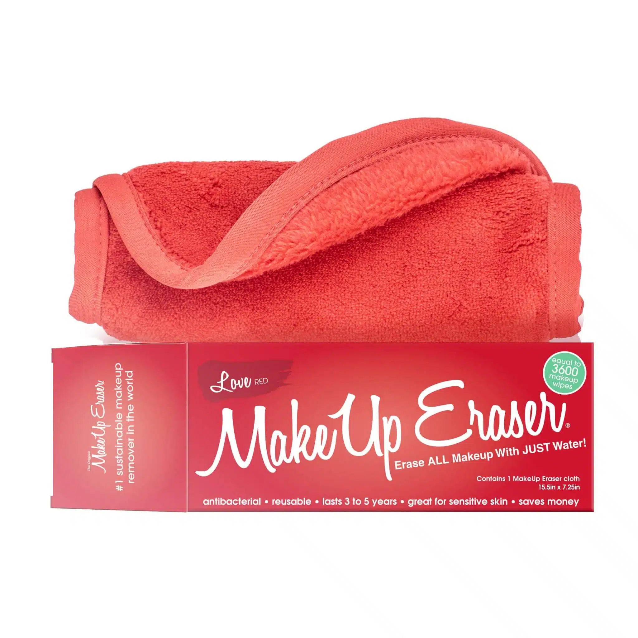 MakeUp Eraser The Original Love Red   1 piece