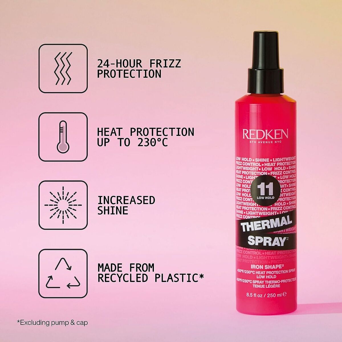 REDKEN THERMAL SPRAY 11 iron shape 250 ml