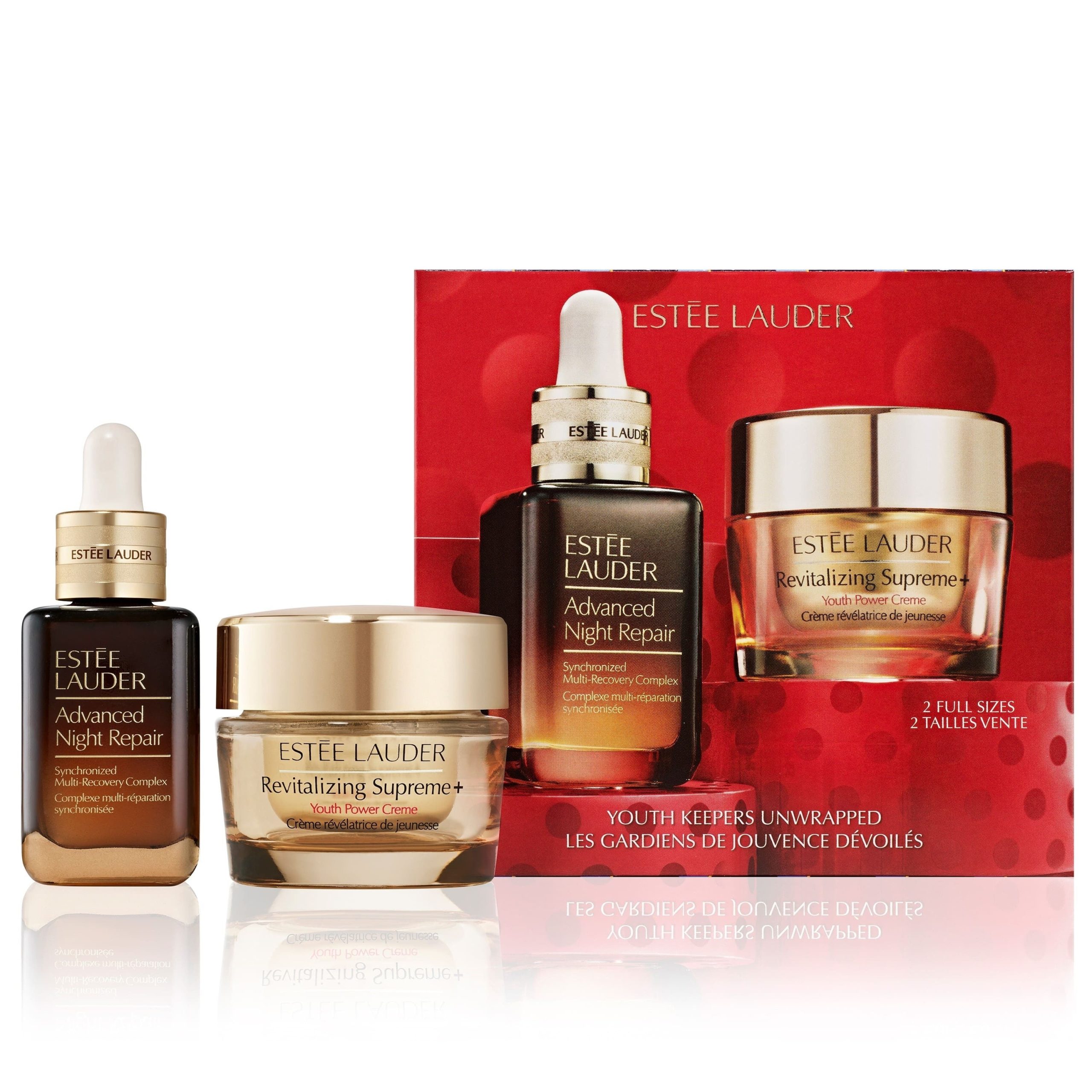 E.Lauder Advanced Supreme Set Advanced Night Repair Serum 30ml /Revitalizing Supreme+ Youth Power Creme 30ml   set x 60 ml