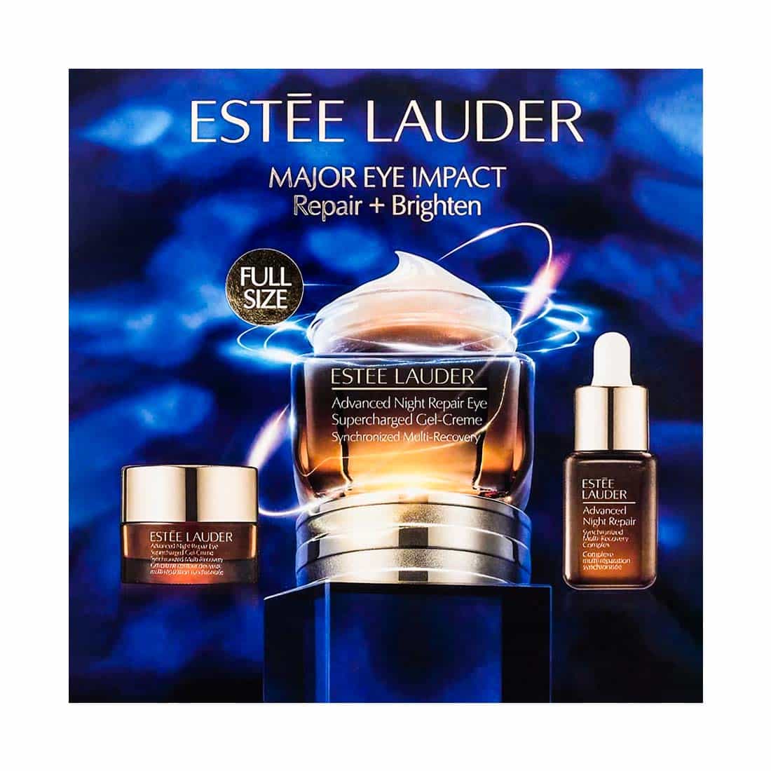 E.Lauder Brighter Eyes Start Here SetAdvanced Night Repair Eye Gel-Cream 15ml/Advanced Night Repair Eye Gel-Cream 5ml/Advanced Night Repair Complex 7ml   set x 27 ml