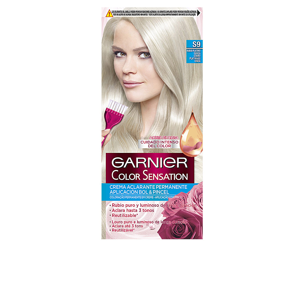GARNIER COLOR SENSATION #S9 rubio platino ceniza