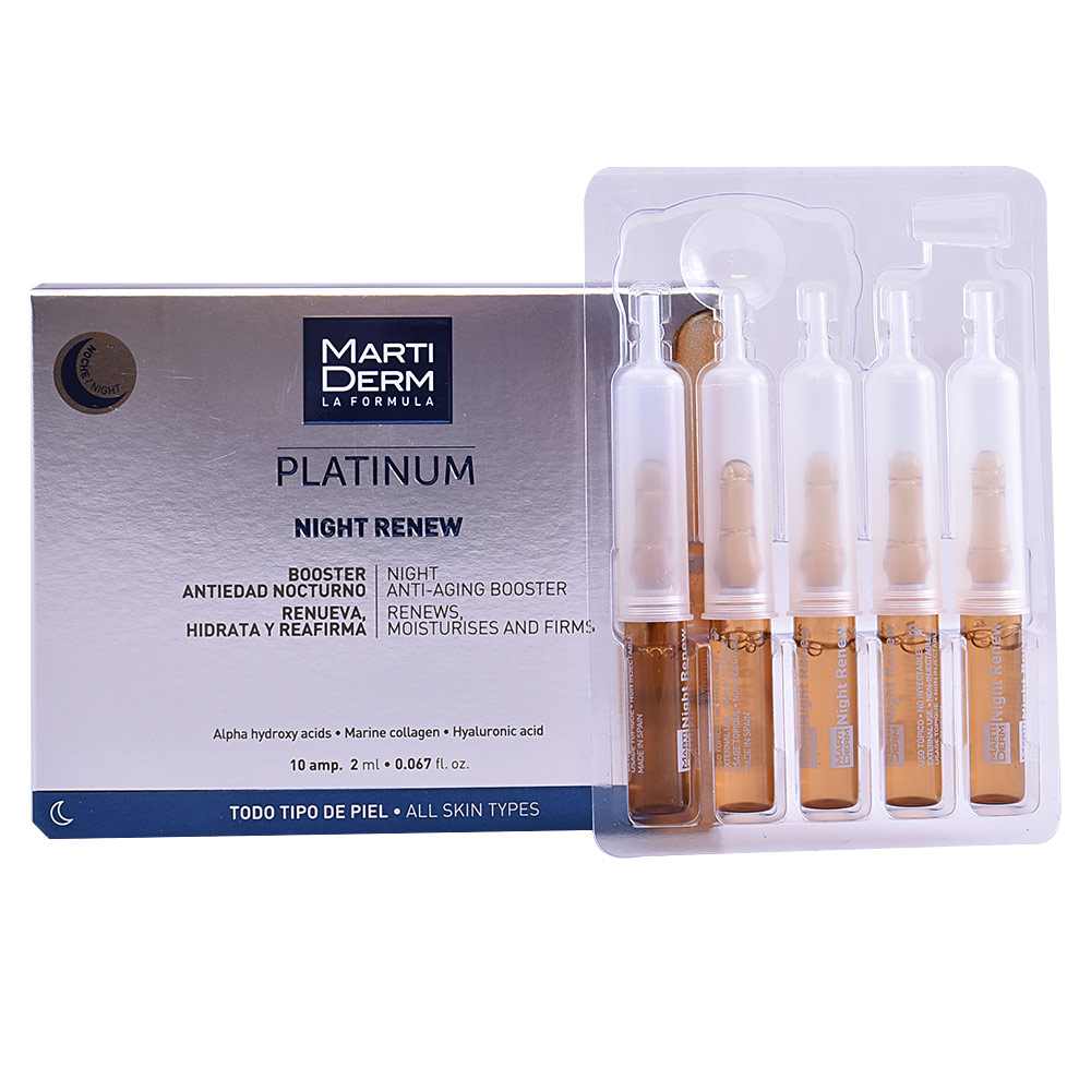MARTIDERM PLATINUM NIGHT RENEW ampoules 10 x 2 ml