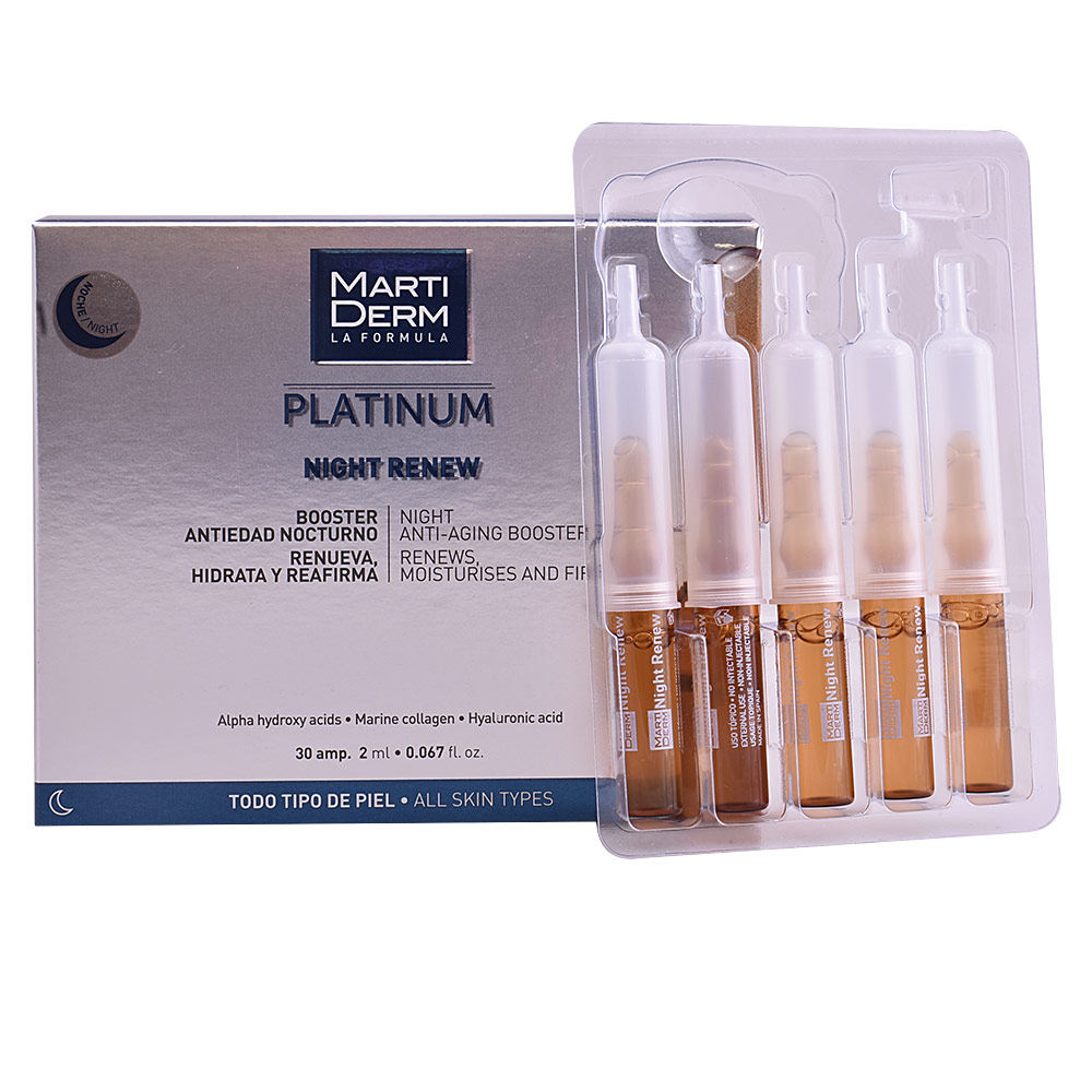 Martiderm Platinum Night Renew Face Booster 30x2ml