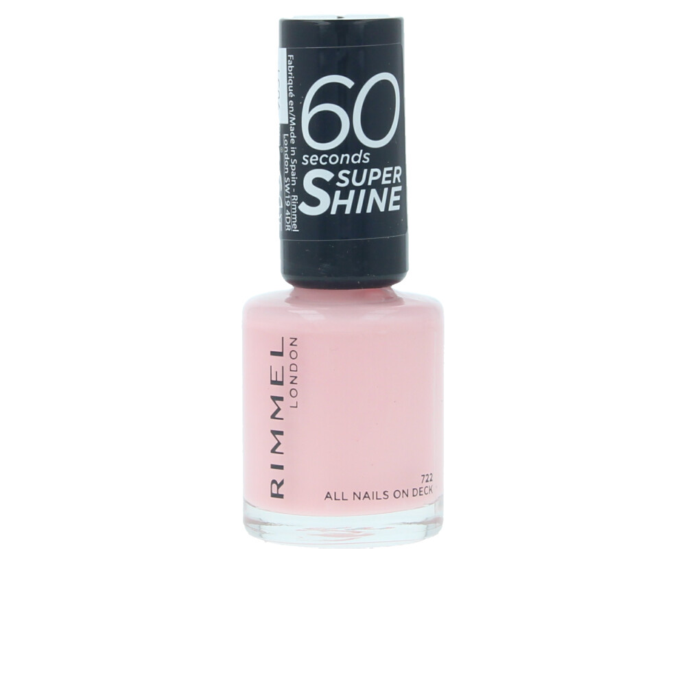 RIMMEL LONDON 60 SECONDS super shine #722-all nails on deck 8 ml