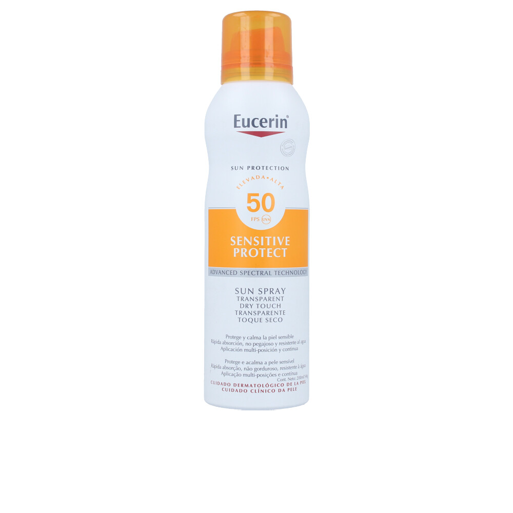 EUCERIN SENSITIVE PROTECT sun spray transparent dry touch SPF50