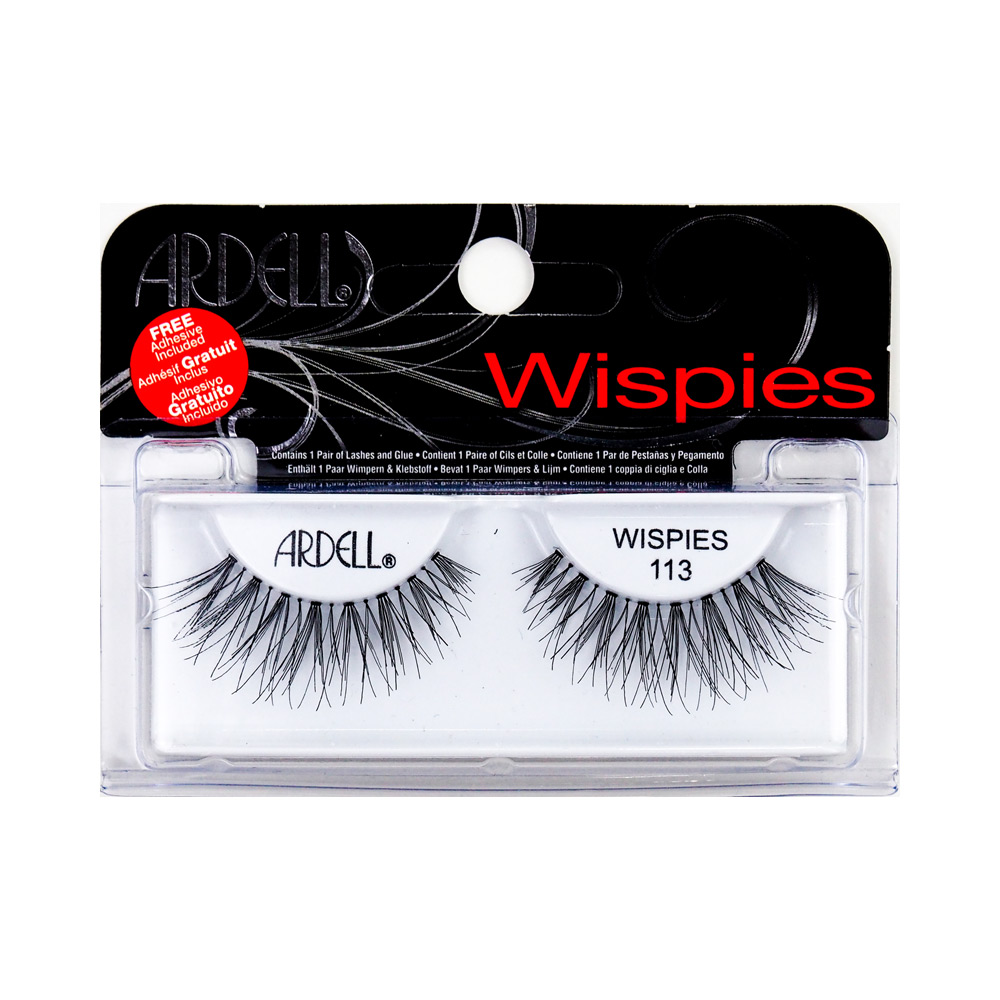 Ardell WISPIES eyelashes pocket pack #113-black