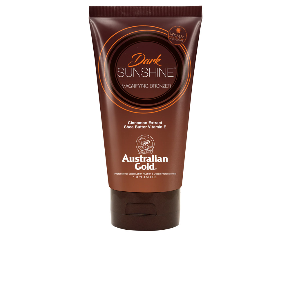 119541.jpg AUSTRALIAN GOLD SUNSHINE DARK magnifying bronzer professional lotion 133 ml - Image 1