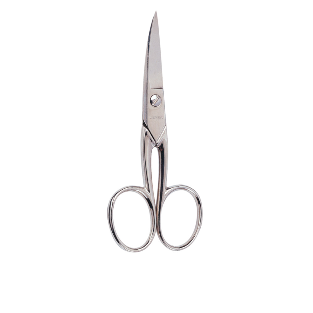 BETER Nickel-plated pedicure scissors with curved tip