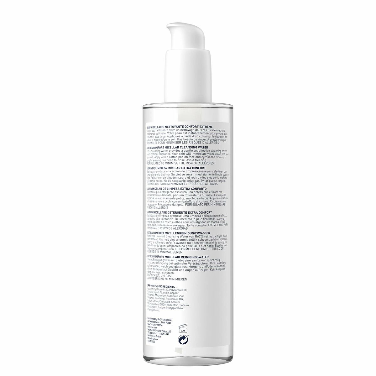 ROC Micellar Extra Comfort Cleansing Water   400 ml