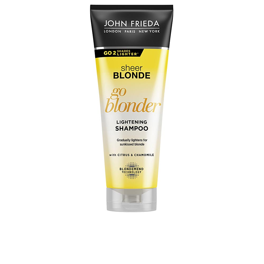 JOHN FRIEDA SHEER BLONDE σαμπουάν λεύκανσης για ξανθά μαλλιά  250 ml