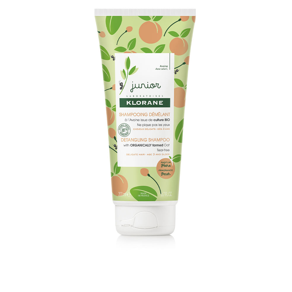 KLORANE JUNIOR detangling shampoo #peach 200 ml