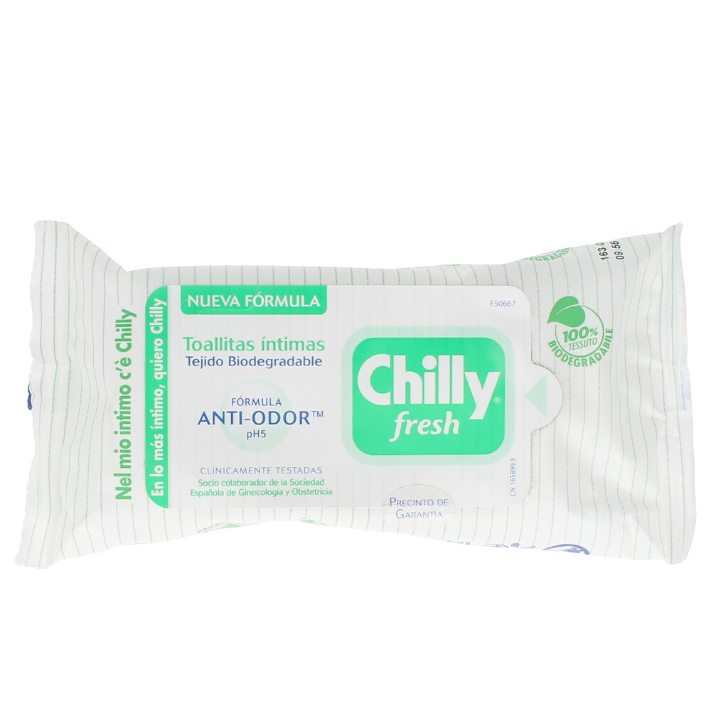 CHILLY FRESH intimate wipes 12 units