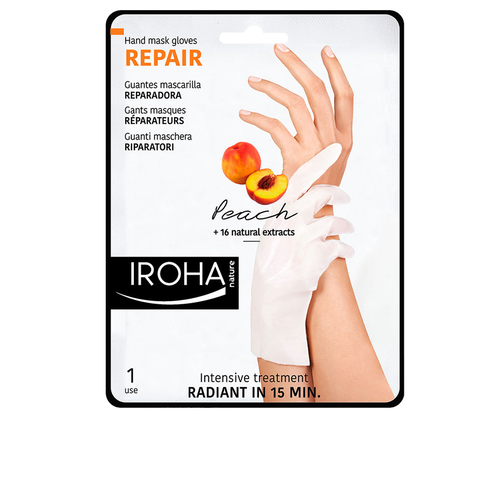 IROHA PEACH hand & nail mask gloves repair