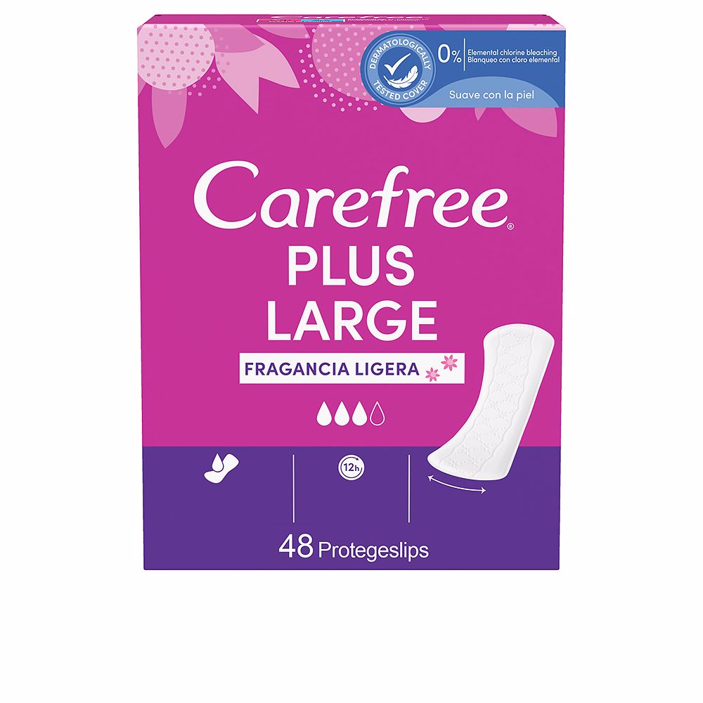 CAREFREE CAREFREE PLUS LARGE protector fragancia ligera 48 uds