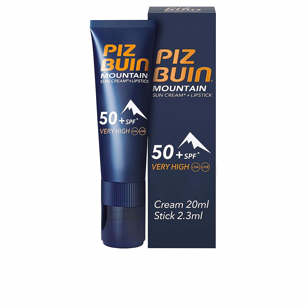 PIZ BUIN MOUNTAIN SPF50+ suncream + lipstick 20 + 2.3 ml