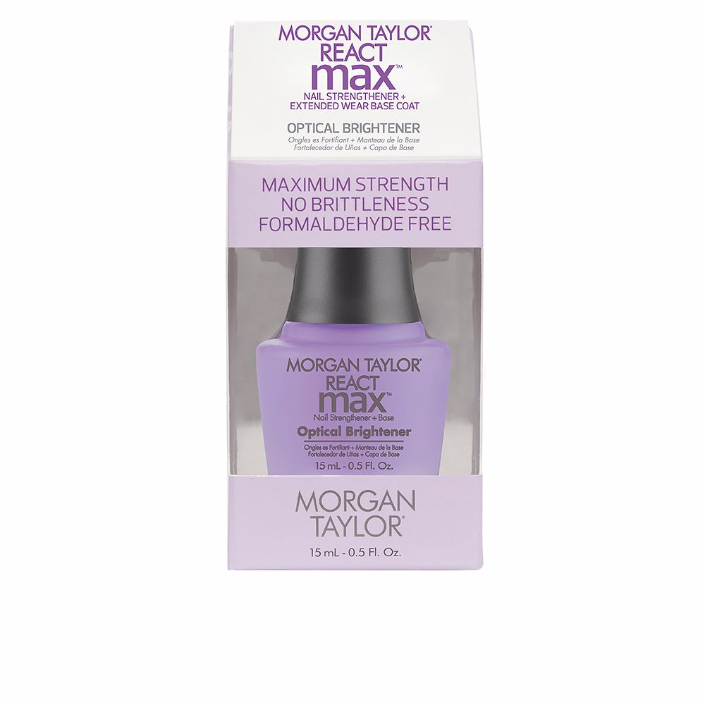 MORGAN TAYLOR REACT MAX OPTICAL nail strengthener + base 15 ml