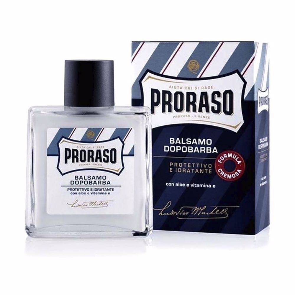 PRORASO BLUE bálsamo after-shave aloe y vitamina E 100 ml