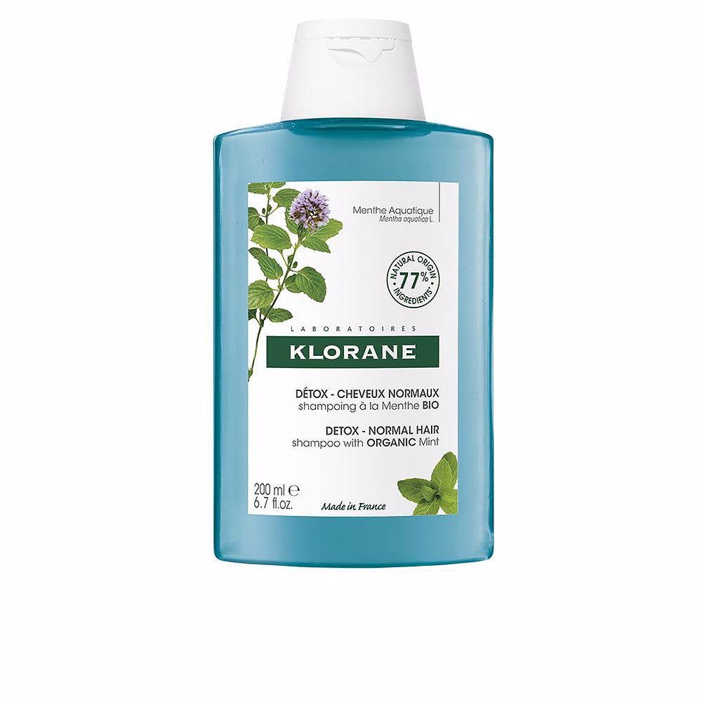KLORANE DETOX organic mint shampoo 200 ml
