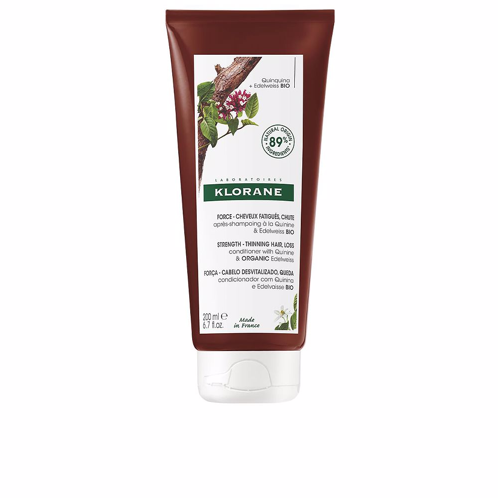 Klorane Strengthening - Thining Hair Loss Conditioner with Quinine & Organic Edelweiss, 200ml