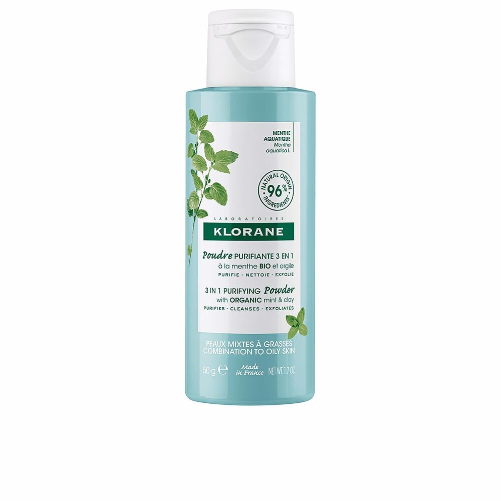 Klorane Aquatic Mint Purifying Face Cleansing Powder 50gr
