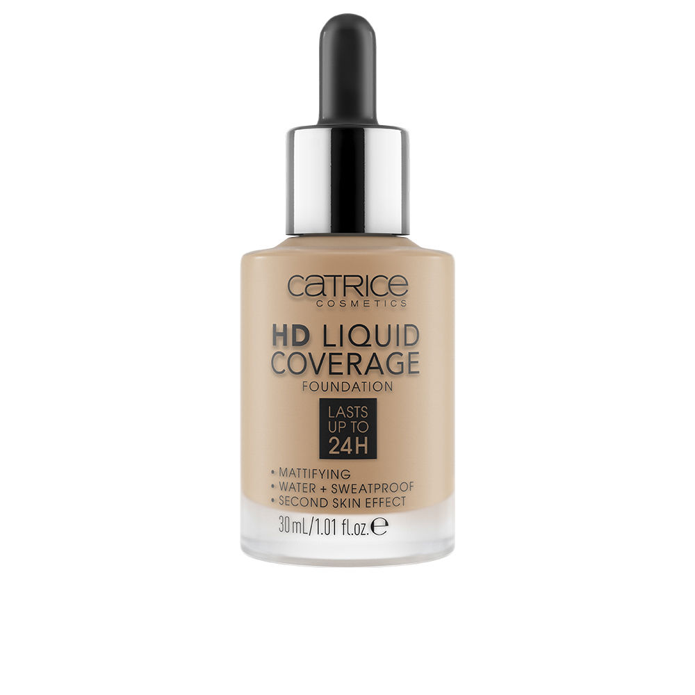 CATRICE HD LIQUID COVERAGE FOUNDATION lasts up to 24h #050-rosy ash 30 ml