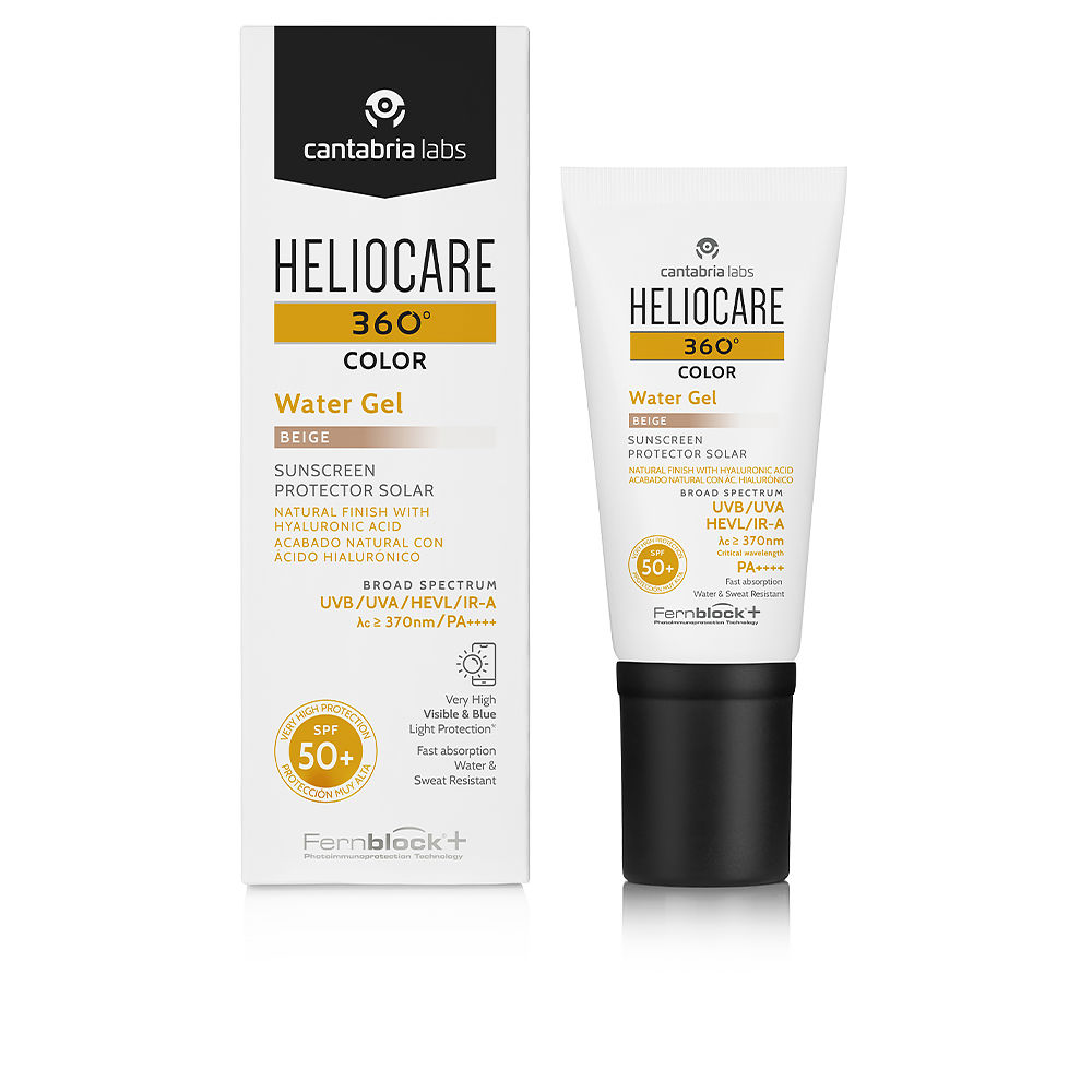 Heliocare 360º Color Αδιάβροχο Αντηλιακό Gel Προσώπου SPF50 με Χρώμα Beige 50ml
