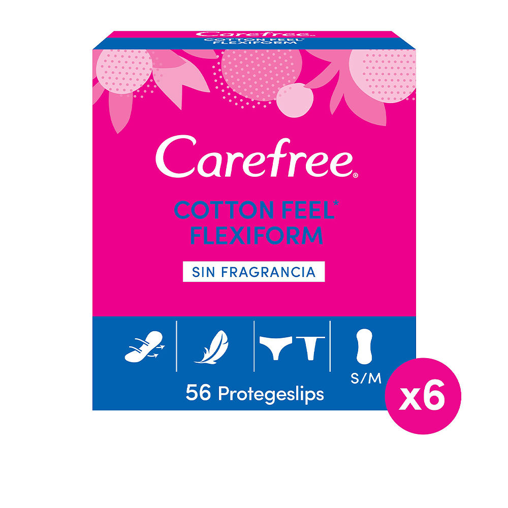 CAREFREE CAREFREE FLEXIFORM protector cotton sin fragancia 56 u
