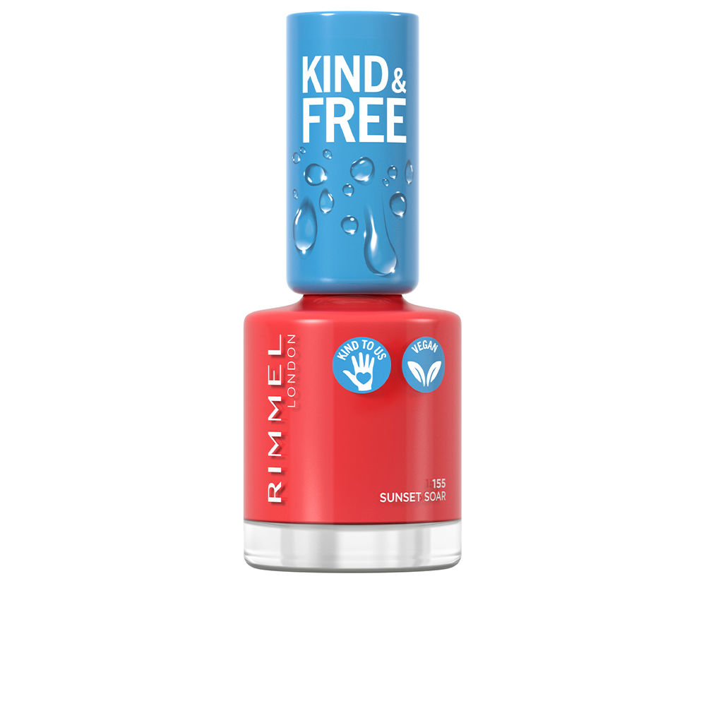 RIMMEL LONDON KIND & FREE nail polish #155-sunset soar 8 ml