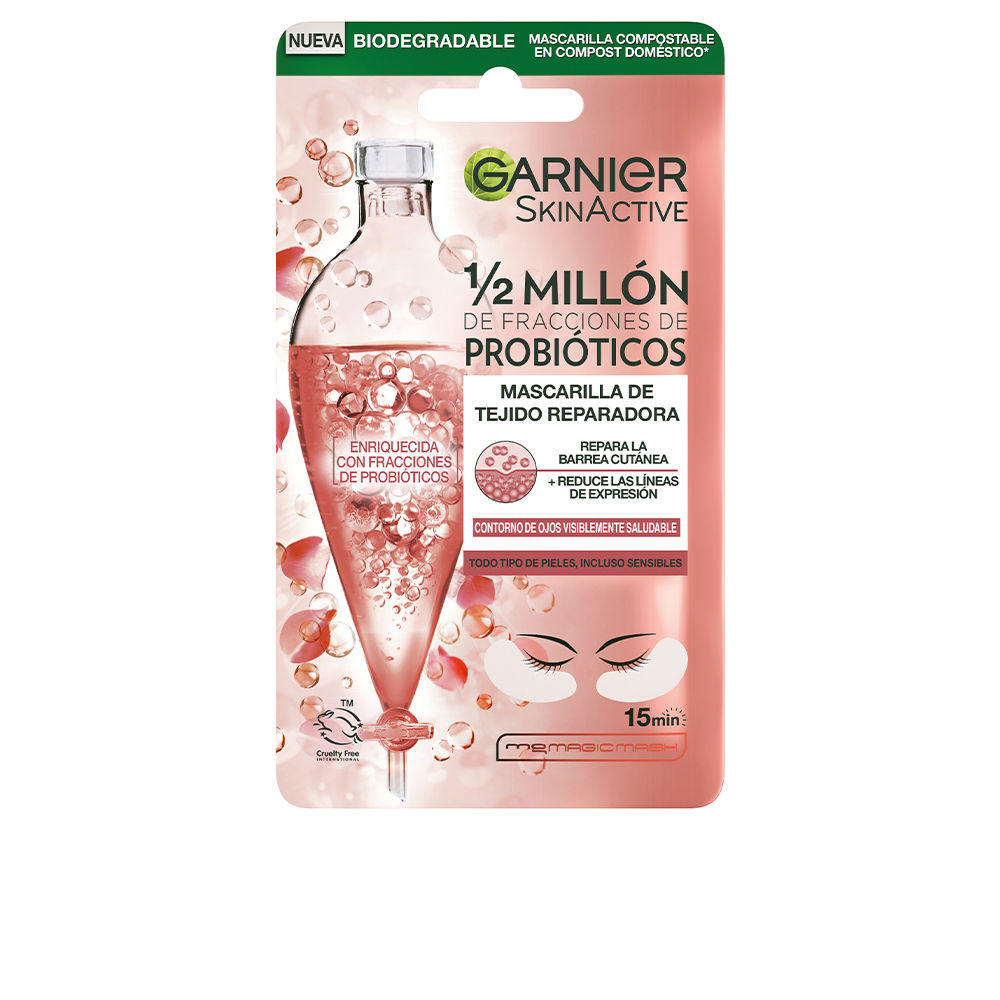 Garnier
SKINACTIVE mask tissu 
Dark circles, eye bags & under eye cream